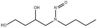 4-(ブチルニトロソアミノ)-1,3-ブタンジオール 化学構造式