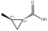 rel-(1R*,2R*)-2-メチルシクロプロパンカルボン酸 化学構造式