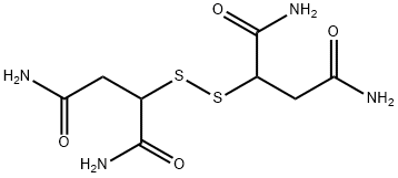2,2'-DISULFANEDIYL-BIS-SUCCINAMIDE Struktur