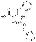 (2S,3S)-3-苄氧羰酰氨基-2-羟基-4-苯丁酸,, 62023-59-0, 结构式