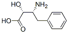 (2R,3R)-3-アミノ-2-ヒドロキシ-4-フェニル酪酸 化学構造式
