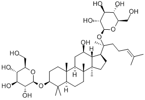 人参皂苷 F2 结构式