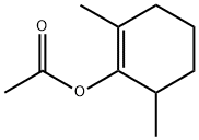 Acetic acid 2,6-dimethyl-1-cyclohexenyl ester Structure