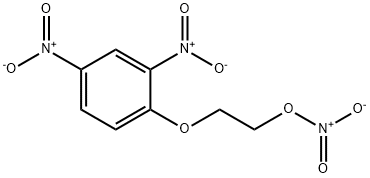 2-(2,4-dinitrophenoxy)ethyl nitrate 化学構造式