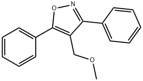 Isoxazole, 4-(methoxymethyl)-3,5-diphenyl- (7CI,9CI) Struktur