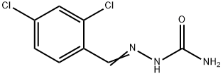 [(2,4-dichlorophenyl)methylideneamino]urea Structure