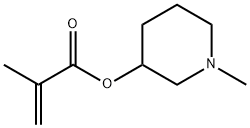 1-methyl-3-piperidyl methacrylate Struktur