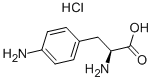 4-氨基-L-苯丙氨酸盐酸盐, 62040-55-5, 结构式