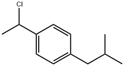 1-(1-chloroethyl)-4-isobutylbenzene Structure
