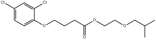 4-(2,4-Dichlorophenoxy)butanoic acid 2-(2-methylpropoxy)ethyl ester Structure