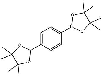 620595-02-0 4,4,5,5-Tetramethyl-2-[4-(4,4,5,5-Tetramethyl-1,3-dioxolan-2-yl)phenyl]-1,3,2-dioxaborolane