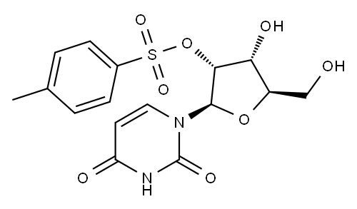 4-メチルベンゼンスルホン酸2'-デオキシウリジン-2'-イル 化学構造式