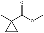 1-メチルシクロプロパン-1-カルボン酸メチル 化学構造式