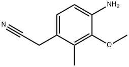 Benzeneacetonitrile, 4-amino-3-methoxy-2-methyl- (9CI) Structure