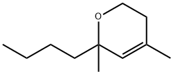 2-butyl-5,6-dihydro-2,4-dimethyl-2H-pyran Structure