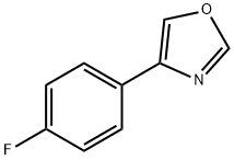 Oxazole, 4-(4-fluorophenyl)- (9CI) Structure
