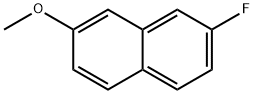 Naphthalene, 2-fluoro-7-methoxy- (9CI) Struktur