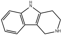 2,3,4,5-テトラヒドロ-1H-ピリド[4,3-B]インドール 化学構造式