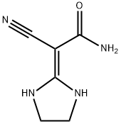 Acetamide,  2-cyano-2-(2-imidazolidinylidene)- Struktur