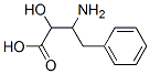 3-amino-2-hydroxy-4-phenylbutanoic acid Struktur