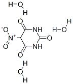 5-硝基巴比土酸三水合物 结构式