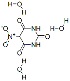 5-NITROBARBITURIC ACID TRIHYDRATE Structure