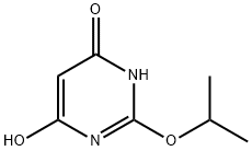 4(1H)-Pyrimidinone, 6-hydroxy-2-(1-methylethoxy)- (9CI) Structure