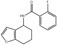 Benzamide, 2-fluoro-N-(4,5,6,7-tetrahydro-4-benzofuranyl)- (9CI) Structure
