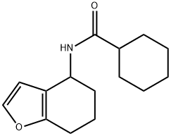 Cyclohexanecarboxamide, N-(4,5,6,7-tetrahydro-4-benzofuranyl)- (9CI) Structure