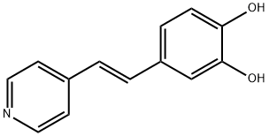 1,2-Benzenediol, 4-[(1E)-2-(4-pyridinyl)ethenyl]- (9CI) Structure