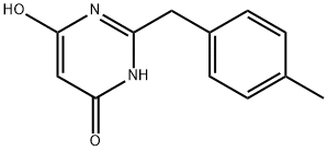 4(1H)-Pyrimidinone, 6-hydroxy-2-[(4-methylphenyl)methyl]- (9CI) Structure
