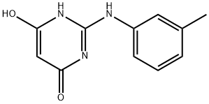 4(1H)-Pyrimidinone, 6-hydroxy-2-[(3-methylphenyl)amino]- (9CI) Structure