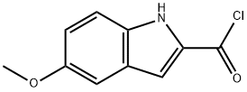 1H-Indole-2-carbonyl chloride, 5-methoxy- (9CI) Struktur