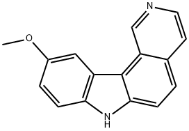 7H-Pyrido(4,3-c)carbazole, 10-methoxy- Struktur