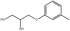 3-(m-トリルオキシ)-1,2-プロパンジオール 化学構造式