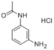 3'-AMINOACETANILIDE HYDROCHLORIDE Structure