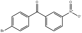 4-ブロモ-3'-ニトロベンゾフェノン 化学構造式