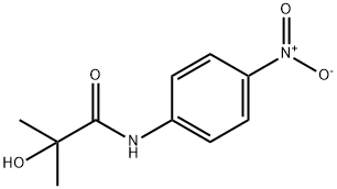 N-(4-Nitrophenyl)-2-hydroxy-2-methylpropanamide Struktur