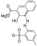 magnesium 3-hydroxy-4-[(4-methyl-2-sulphonatophenyl)azo]-2-naphthoate Structure