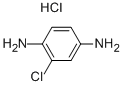 2-氯-1,4-苯二胺盐酸盐, 62106-51-8, 结构式