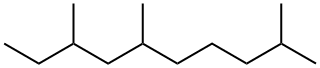 2,6,8-Trimethyldecane Structure