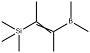 ジメチル[1-メチル-2-(トリメチルシリル)-1-プロペニル]ボラン 化学構造式