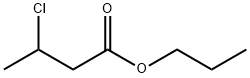 propyl 3-chlorobutanoate Structure