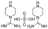 哌嗪-1-甲脒半硫酸盐 结构式