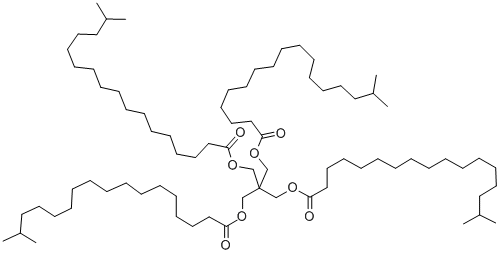 ペンタエリトリトールテトライソステアラート 化学構造式