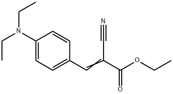 2-Cyano-3-[4-(diethylamino)phenyl]acrylic acid ethyl ester Struktur
