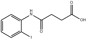 4-(2-iodoanilino)-4-oxobutanoic acid Struktur