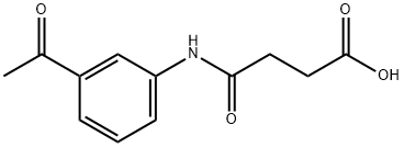 4-[(3-ACETYLPHENYL)AMINO]-4-OXOBUTANOIC ACID Struktur