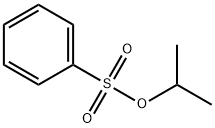 苯磺酸异丙酯,6214-18-2,结构式
