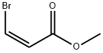 (2Z)-3-ブロモプロペン酸メチル 化学構造式